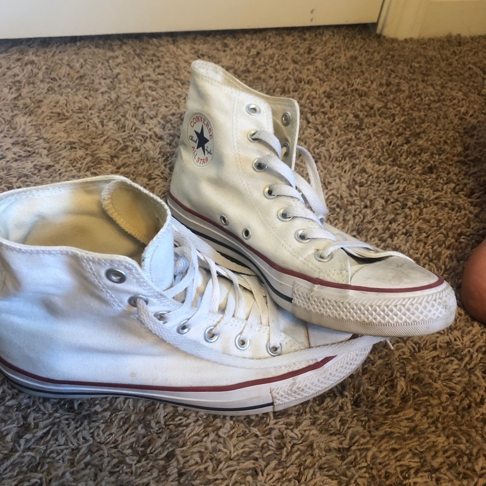 White high top converse